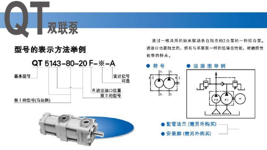 Sumitomo住友QT双联泵